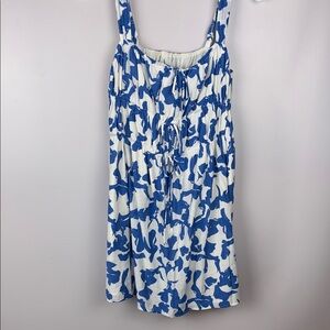 Abercrombie & Fitch Blue and White Floral mini Dress small petite